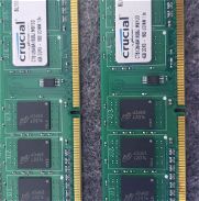 2 MEMORIAs  RAM DDR3 CRUSIAL 4G A 1600 EL BUS cada una  54418032 - Img 45896091