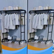 Percha doble de ropa con zapatera _tg60*____ - Img 57356693