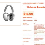 Práctico Auriculares Bluetooth P959 para oficina y hogar pro VPT#-0026 - Img 55655857