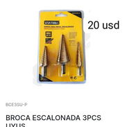 Juego de brocas escalonadas - Img 57977336