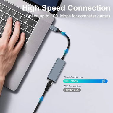 Adaptador de red LAN Ethernet tipo C de 100 Mbps Precio 15usd - Img 119297094
