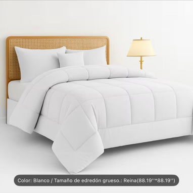 👑Edredón de 7 piezas ✨1 sábana contul ✨1 sobrecama ✨1 sábana ✨4 fundas - Img 121144661