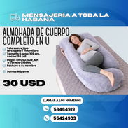 🛏️ ALMOHADA DE CUERPO COMPLETO EN U 💲 Precio: 30 USD - Img 54816227