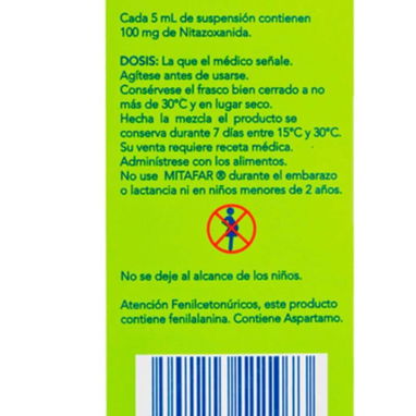 Nitaxozanida en suspension y tableta - 2/4
