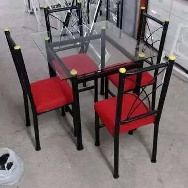 Camas de tubo y colchones de espuma completo juegos de comedor - Img 108506101