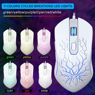 (X) MageGee K1 Combo Gamer Teclado RGB Retroiluminado + Mouse Gaming USB 104 Teclas para PC y Laptop - Img 126472033