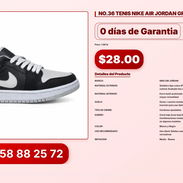 NO.36 TENIS NIKE AIR JORDAN GRIS Y BLANCO VPT#-0243 - Img 56830084