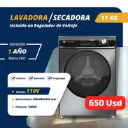 Lavadora/Secadora al vapor Eko 11 kg, Garantía de 1 Año, Entrega por un mínimo costo adicional de 5 Usd para toda La Hab - Img 53281368