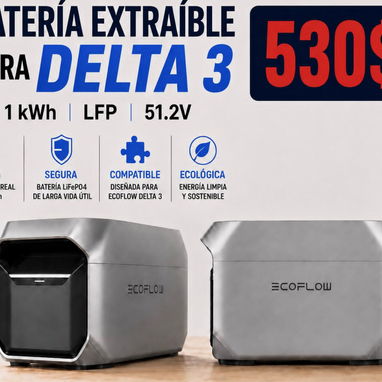 Ecoflow Delta 3 plus y Bateria extraíble de ecoflow - 2/2