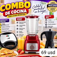 Combo de batidora, cafetera eléctrica, sandwichera o tostadora d pan - Img 57135443