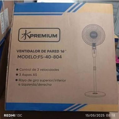 Ventilador con remoto 16" 50123520 garantía e. Caja - Img 123162498