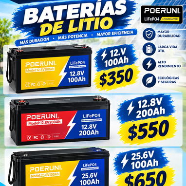 ESTACIONES DE ENERGIA , PANELES , INVERSORES Y BATERIAS - 10/10