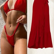 Bikini Rojo tipo Hilo talla L con Paredo 🌹 - Img 56161120