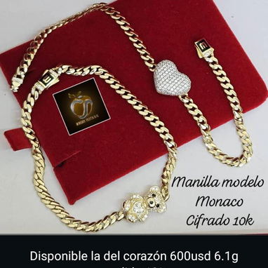 Manillas,tobilleras todo en oro 10k de fabrica - Img 123668134