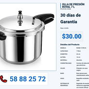 OLLA DE PRESIÓN ROYAL 7 L VPT-0262 - Img 55992885