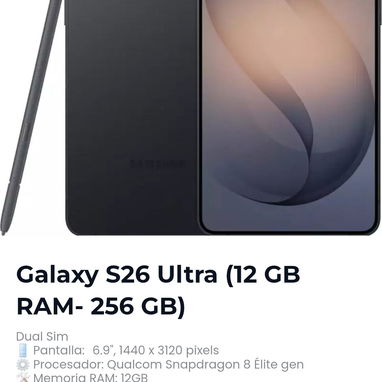 Samsung A26, A36, A56 y A57 , xiaomi note 14,note 15, note 14 y 15 pro o pro plus ,S26 ultra. Sellado garantia escrita - Img 123454504