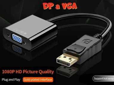 Adaptador VGA a RCA USB 3.0 a HDMI -- USB 3.0 a VGA -- VGA a HDMI -- HDMI a VGA + Cable de Audio Incluido - - Img 51949797