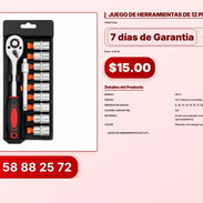 JUEGO DE HERRAMIENTAS DE 12 PIEZAS - Img 57027618