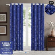 Juego de 2 Cortinas Blackout Royal con diseño (cv) - Img 53834065