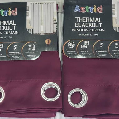 Cortinas tapasol juego de 2 paños (g3) - 6/8