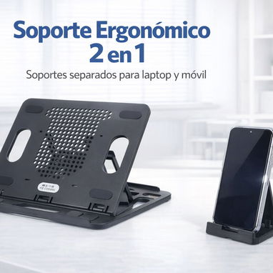 Soportes separados para laptop y móvil / 2 en 1 / 20 - Img 116853418