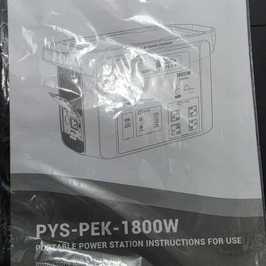 ESTACION DE ENERGIA PYS-PEK-1800W - Img 123289329