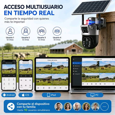 Camara solar Doble lente 8Mpx Zoom 8X - Img 126591029