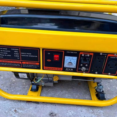 Planta eléctrica atlas 5000 watts 110v y 220v - 3/4