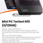 Mini PC Teclast N10 (6/128GB) Modelo: Teclast N10 Mini PC - Img 56756987