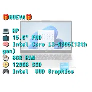 LAPTOP 🎁NUEVA🎁📦CAJA, HP (15-fd0113dx), 15.6" FHD IPS, Intel Core i3-N305(13th gen), 8GB RAM, 128GB SSD, 10Horas - Img 55619374