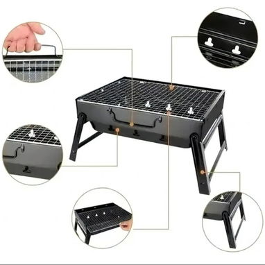 Mini Parrilla De Carbón Portátil Plegable Acero Inox .... 63698915 - Img 118129535