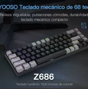 Teclado  E-Yooso 60% Mecánico Rgb  teclado Black Idioma Inglés Us - Img 49668185