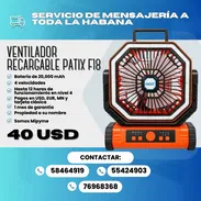 🌬️ VENTILADOR RECARGABLE DE 20000 mAh 💰 PRECIO: $40 🛡️ 30 DÍAS DE GARANTÍA - Img 57878317