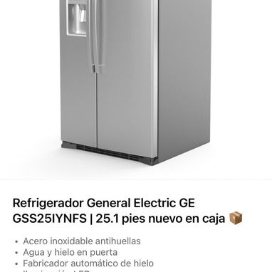 ❄️✨ Refrigerador General Electric Modelos de 21,25 y 27 pulgadas ✨❄️ - 2/2