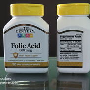 Ácido fólico 800mcg - Img 56943428
