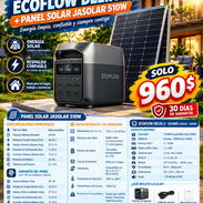 ☀️ OFERTA ENERGETICA PARA TU HOGAR ⚡ECOFLOW DELTA 3 + PANEL SOLAR JASOLAR 510W. DAMOS FACTURA Y GARANTÍA. TELF 54833699 - Img 57532511