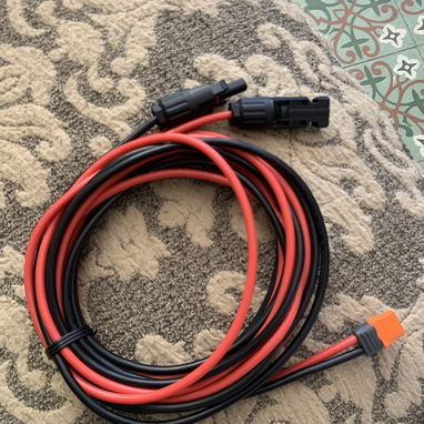 Cable Adaptador Original De Fábrica de panel solar para Ecoflow MC4 con conectores a XT60i - 2/3