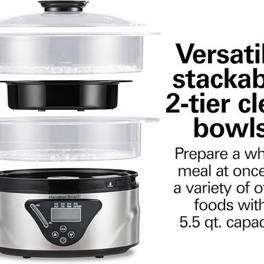 VAPORERA DIGITAL HAMILTON BEACH 5.5 QT - 3/5