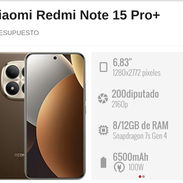 Redmi Note 15 pro +5g 12/256 nuevo, sellado garantía - Img 56024130