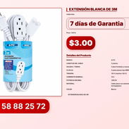 EXTENSIÓN BLANCA DE 3M - Img 57027589