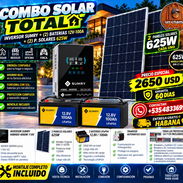 ☀️ COMBO SOLAR INVERSOR SUMRY + (2) BATERÍAS 12V-100A + (2) P. SOLARES 625W. MENSAJERÍA, FACTURA Y GARANTÍA. 📲54833699 - Img 58087825