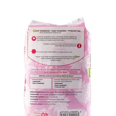 Toallas Sanitarias Diarias Intimas 40 unidades y Nocturnas 5 unidades absorbentes Máxima Retención Rápida Absorción - Img 126433640