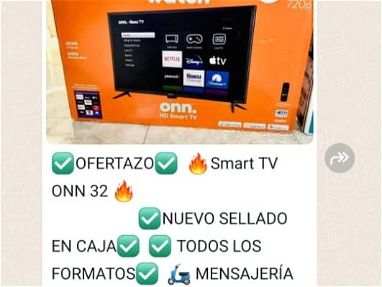 Televisor smart TV onn de 32 pulgadas, sellado en su caja - Img main-image-45716705