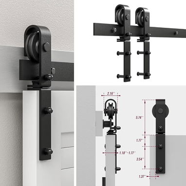 Kit de Herrajes de Puerta Plegable de Corredera - 4/5
