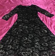 Vestido negro talla M manga 3/4 - Img 45218594