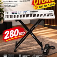 🎹 Alesis KeyLab Essential 88 \+ Stand \+ Pedal Sustain \| $280 USD - Img 58271004