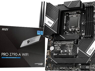 Motherboard MSI PRO Z790-A WiFi ProSeries  Intel de 12ª/13ª generación, LGA 1700, DDR. nueva en caja - Img main-image