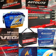 Baterias Nuevas 0km para carros camiones ect Inversores y Cargadores Inteligentes - Img 55790267