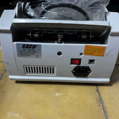 Maquina de contar dinero marca Saco - 2/2