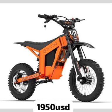 Moto eléctrica Tuttio  Precio:2000 usd   Mensajería aparte Garantía: viene sellada en su caja a estrenar el cliente - 3/4